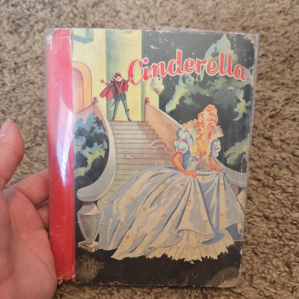 1940 VINTAGE Cinderella Story Book, The Little Color Classics